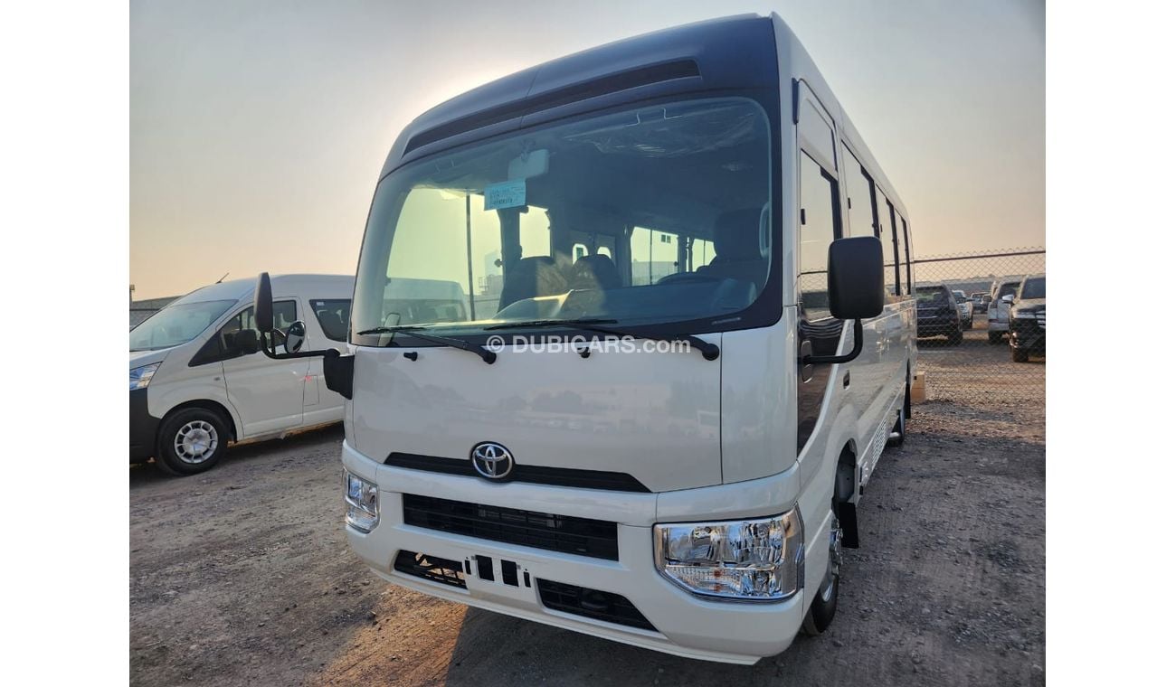 Toyota Coaster 2024 Model Toyota Coaster High-Roof 23-Seater 4.0L 4-Cyl Turbo Diesel M/T RWD (Auto Closing Door) On