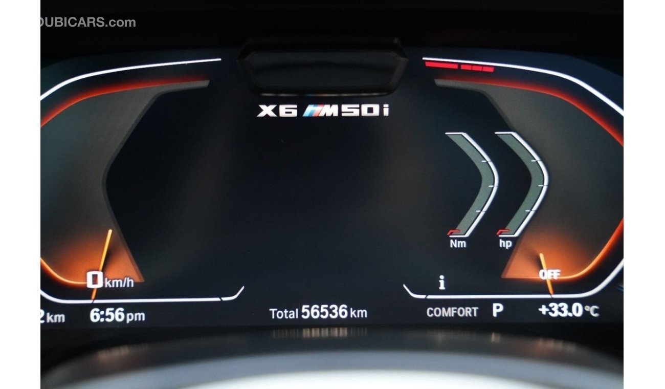 BMW X6M 2022 BMW X6 X-Drive 50i 4.4L GCC V8 M-Kit Carbon Fiber