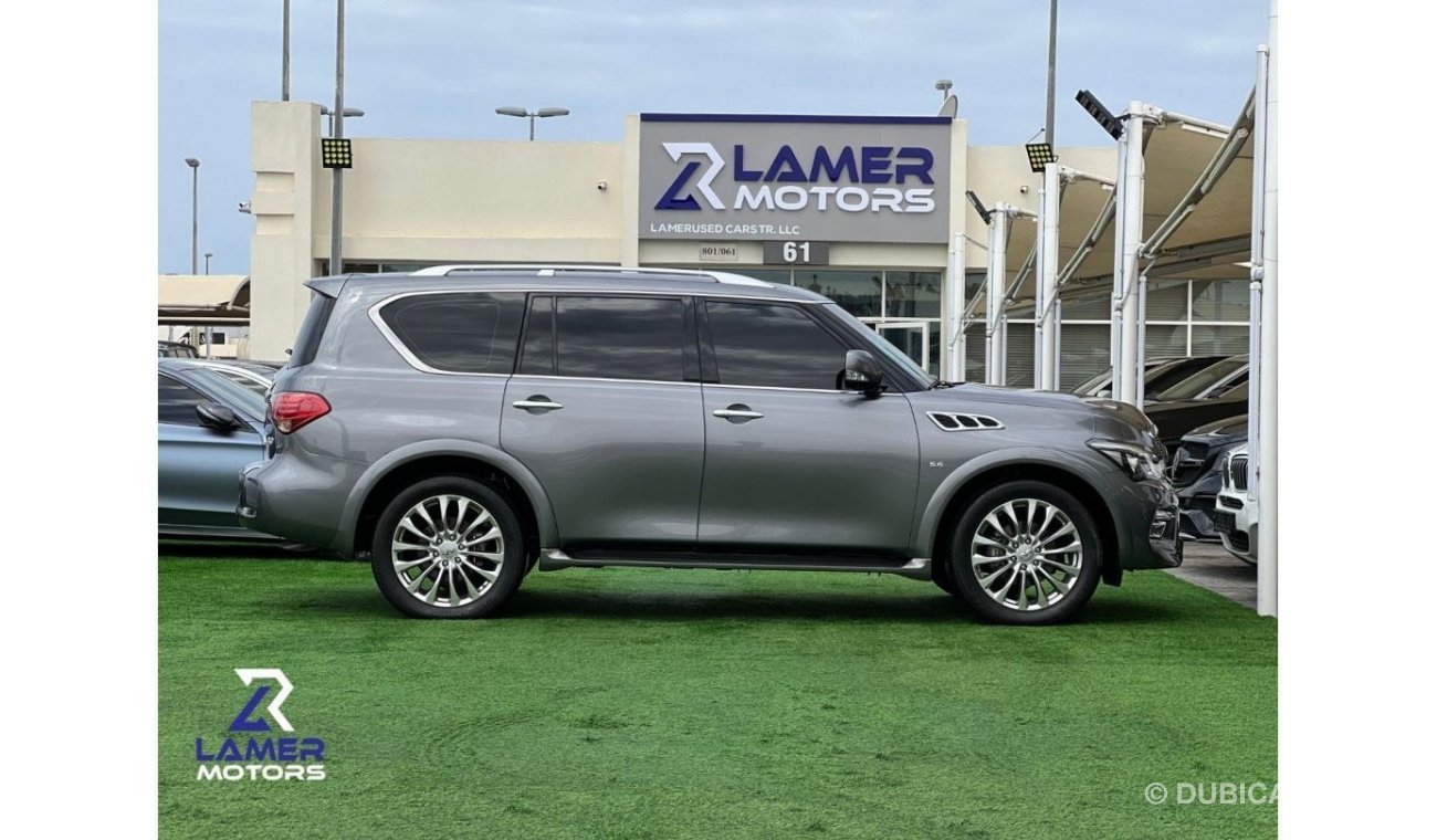 Infiniti QX80 Luxury 1500 MONTHLY PAYMENTS / INFINITY QX80 / GCC / NO ACCIDENTS / CLEAN CAR