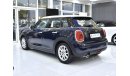 Mini Cooper EXCELLENT DEAL for our Mini Cooper ( 2017 Model ) in Blue Color GCC Specs