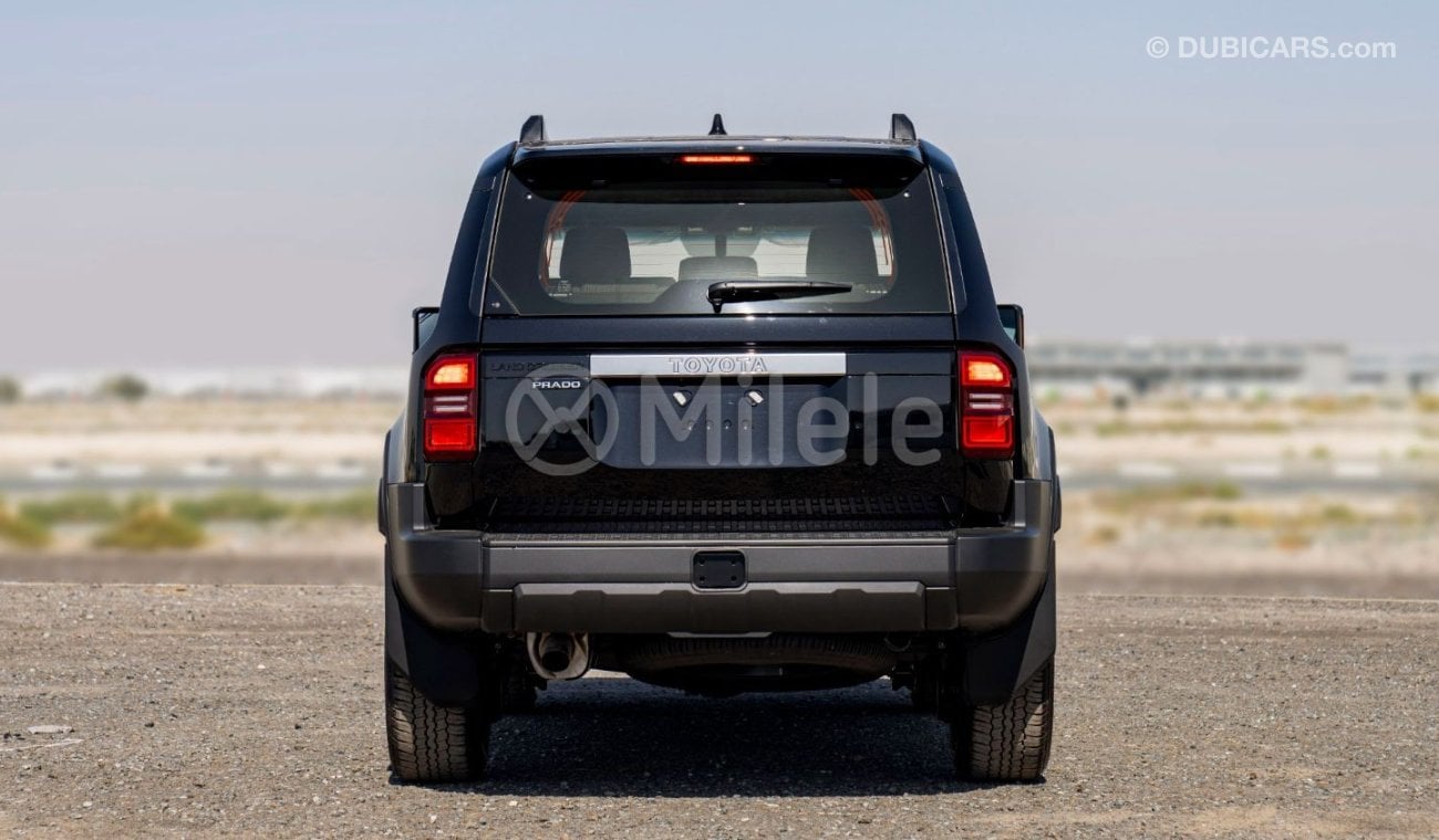 تويوتا برادو TX 2.8L DIESEL - BLACK: NEW SHAPE (EXPORT ONLY)