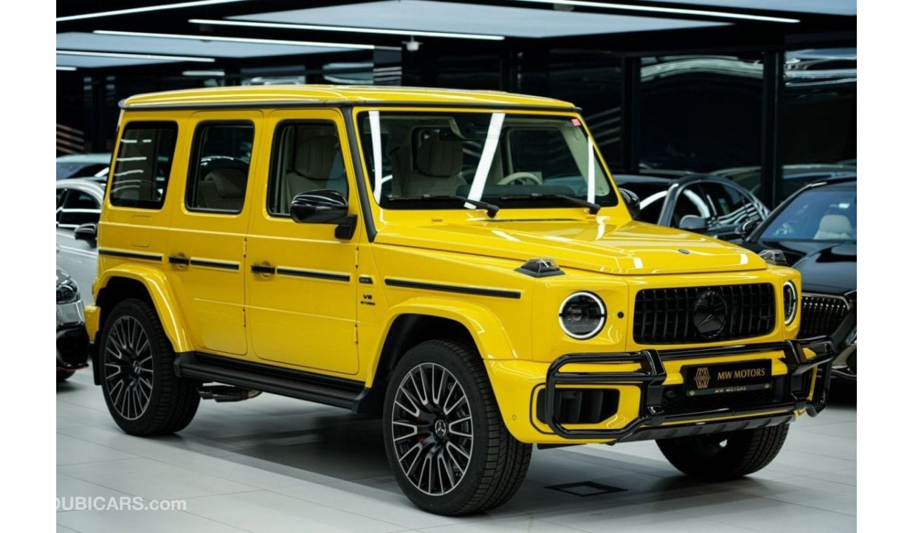 مرسيدس بنز G 63 AMG Mercedes-Benz G63 | 2025 GCC 0km | Agency Warranty | AMG | 22 Inch Rims | Double Night Package