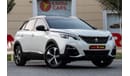 بيجو 3008 GT 1.6L Peugeot 3008 GT Line 2021 GCC under Agency Warranty and Service Contract with Flexible Down-