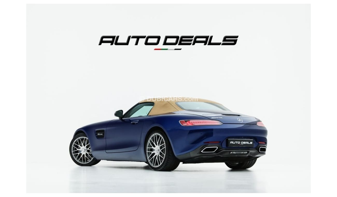 Mercedes-Benz AMG GT Std Roadster | GCC - Extremely Low Mileage - Perfect Condition | 4.0L V8