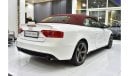 Audi A5 EXCELLENT DEAL for our Audi A5 35TFSi S-Line Convertible ( 2016 Model ) in White Color GCC Specs