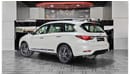 Infiniti QX60 AED 2000/MONTHLY | 2020 INFINITI QX60 PREMIUM  | 7 SEATS | GCC | UNDER WARRANTY