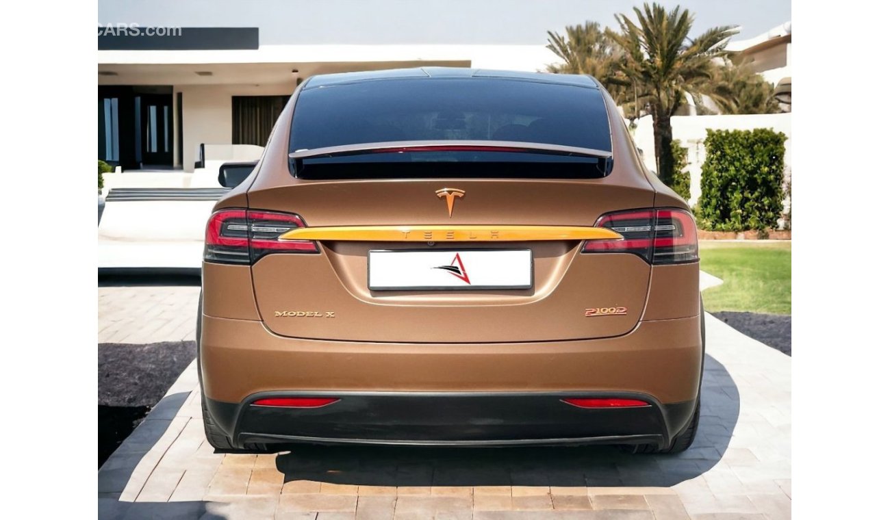 Tesla Model X AED 2480 PM | TESLA MODEL X100D 2017 | GCC | FIRST OWNER | Full Service History | No Accidents