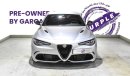 Alfa Romeo Giulia Quadrifoglio AED 4665 PM | 2.9L TURBO | GCC | WARRANTY