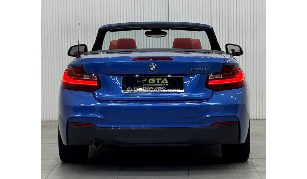 بي أم دبليو 220 sport Line 2.0L 2015 BMW 220i M-Sport Cabriolet, February 2025 BMW Service Pack, Excellent Condition