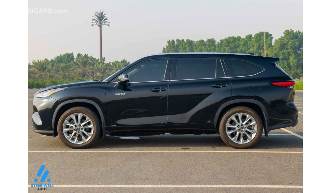 تويوتا هايلاندر ليميتيد 2021 Hybrid A/T - 3.5L AWD SUV - Low Mileage - Ready to Drive - Book Now!