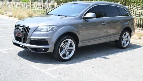 Audi Q7 FSI quattro S-Line 0% DP - FSH - AUDI Q7 S-LINE 3.0SC 2015 - FIRST OWNER - WELL MAINTAINED - GCC