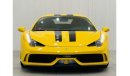 Ferrari 458 2015 Ferrari 458 Speciale, Full Ferrari Service History, Rare Triple Layer Yellow, GCC