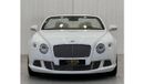 Bentley Continental GTC W12 2012 Bentley Continental GTC Convertible, W12, Excellent Condition, Full Options, GCC