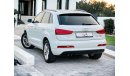 Audi Q3 AED 930 PM | AUDI Q3 2L 35 TFSI | I4 | GCC | ECONOMICAL | MINT CONDITION