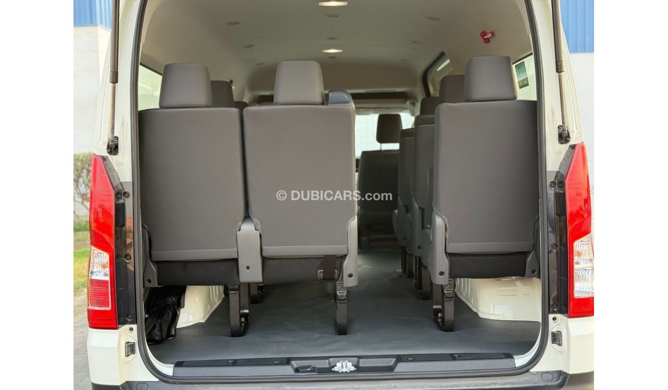 تويوتا هاياس 2025 Toyota Hiace DX 13-Seater 3.5L V6 Petrol A/T RWD (3-Point Seatbelts) Only For Export