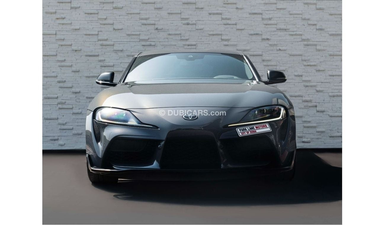 Toyota Supra AED 3,302 PM • SUPRA GR SPORT • ONLY 19,000 KMS • AL FUTTAIM TOYOTA WARRANTY UNTIL 2026 OR 100K KMS