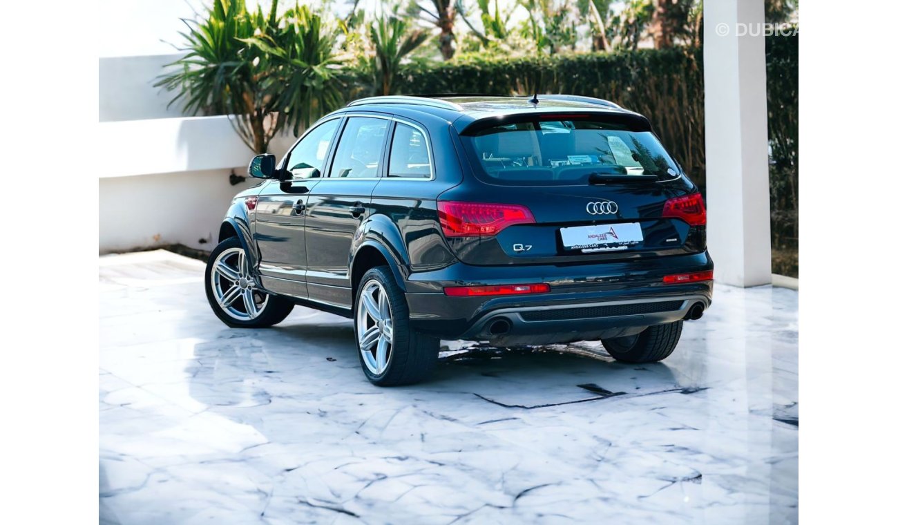 Audi Q7 AED 1,160PM | AUDI Q7  S-LINE 3.0 | SUPERCHARGED FULL OPTION | GCC | 0% DOWNPAYMENT