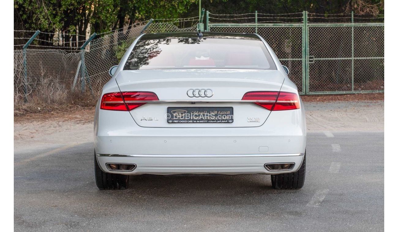 أودي A8 L W12 quattro 6.3L 2015 | AUDI A8 L W12 | 6.3L GCC SPECS | FULL AUDI SERVICE HISTOTY | UNIQUE PIECE 