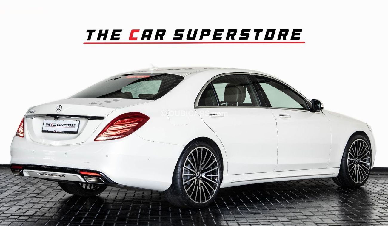 Mercedes-Benz S 400 AMG 3.5L 2014-MERCEDES BENZ S 400 AMG LINE-GCC- SERVICE HISTORY FULL WITH GARGASH-1 YEAR WARRANTY