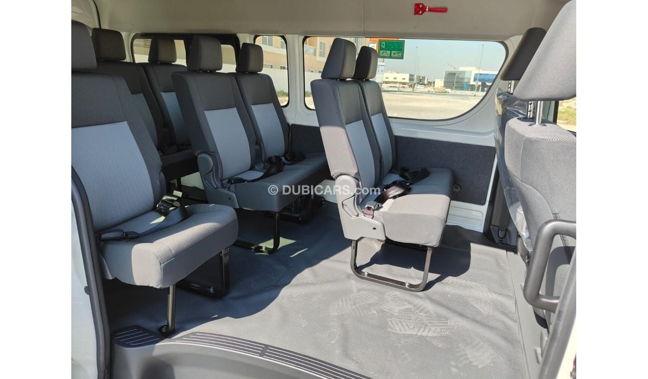 تويوتا هاياس 2025 Toyota Hiace DX with Rear Heater 13-Seater 3.5L V6 Petrol M/T (2-Point Seatbelts) Export Only