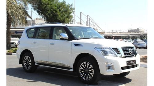 Nissan Patrol SE Platinum NISSAN PATROL PLATINUM 2018 GCC LOW MILEAGE SINGLE OWNER WITH FULL AGENCY SERVICE HISTOR