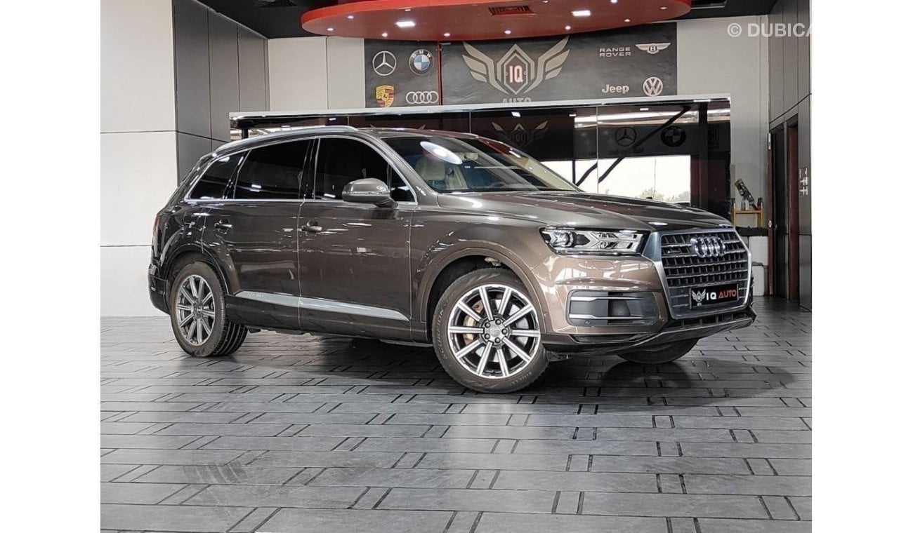 أودي Q7 AED 2000/MONTHLY | 2016 AUDI Q7 45 TFSI QUATTRO | 7 SEATS | GCC | UNDER WARRANTY