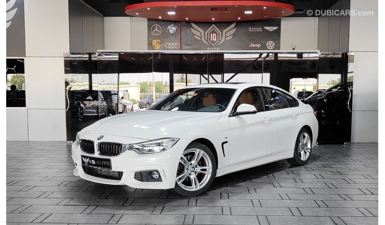 BMW 420i M Sport AED 1,400 P.M | 2017 BMW 420i M-SPORT | UNDER WARRANTY | GCC | SUNROOF