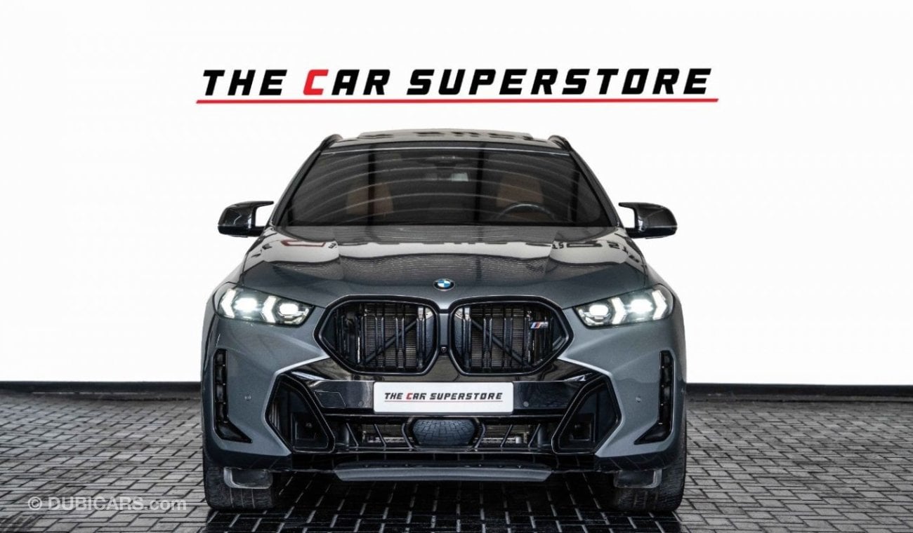 BMW X6M 2024 - BMW X6 M60i -GCC-SERVICE CONTRACT 5 YEARS TILL 11/12/2028 -WARRANTY 5 YEARS TILL 11/12/2028