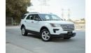 Ford Explorer XLT 3.5L AED 1,482/month | 2018 | FORD EXPLORER | XLT GCC | FULL SERVICE HISTORY | F49926