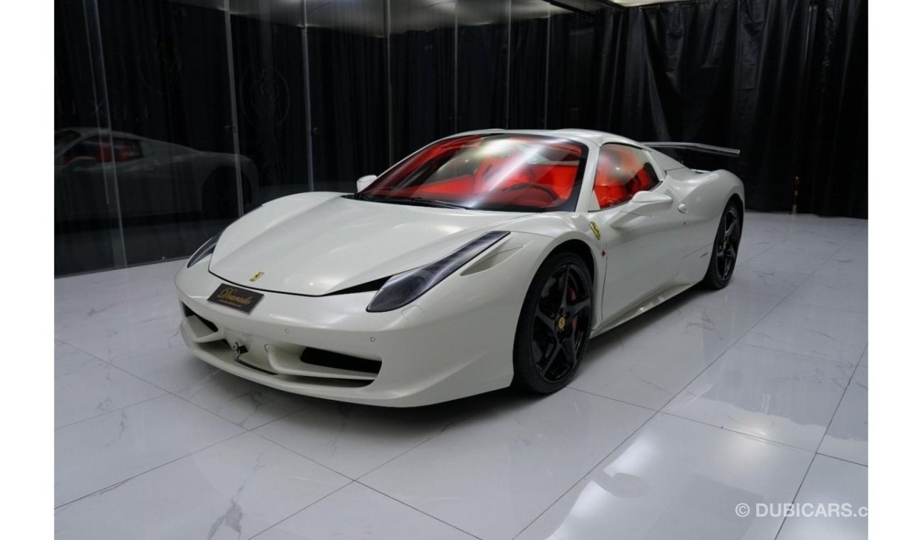 Ferrari 458 Spider | Italia | Type F142 | Used | 2014 | White Bianco Avus | Negotiable Price