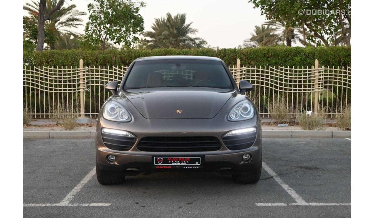 بورش كايان 0 % DP - AGENCY MAINTAINED - PORCSHE CAYENNE S 2014 - 4.6TC V8 4WD - BROWN INTERIOR - MINT CONDITION