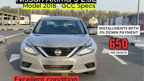 Nissan Altima Altima S | GCC specs | 2018 model | Good condition