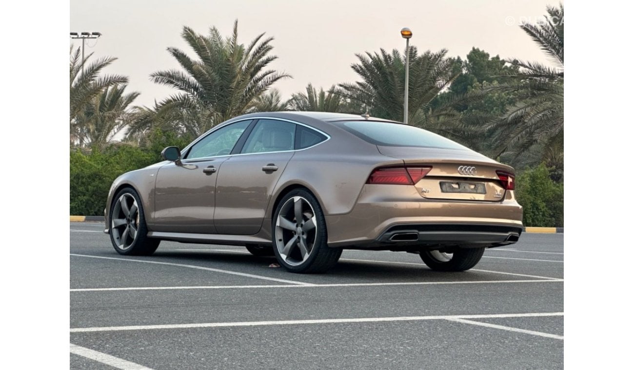 أودي A7 35 FSI quattro اكسكلوسيف موديل 2015 خليجي فل مواصفات فتحه وجلد ومثبت سرعه وتحكم كهربي كأمل ونظام صوت