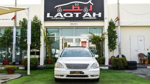 Lexus LS 430 Imported 1/2 Ultra, model 2006, white color, leather opening, wooden wheels, electric mirrors, excel