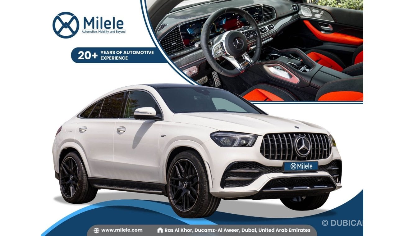 مرسيدس بنز GLE 53 AMG كوبيه 3.0P AT 4MATIC: PANORAMIC SUNROOF, KEYLESS-GO, 360° CAMERA