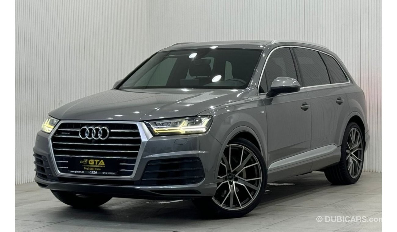 Audi Q7 45 TFSI quattro 2018 Audi Q7 45 TFSI  S-Line Quattro, 1 Year Warranty, Full Service History, GCC