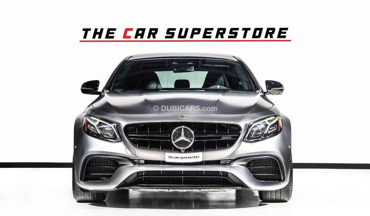 Mercedes-Benz E 63S 4MATIC+ 4.0L 2018-MERCEDES BENZ E 63 S AMG EDITION 1 FULLY LOADED-FULL CARBON INTERIOR-WARRANTY AVAI