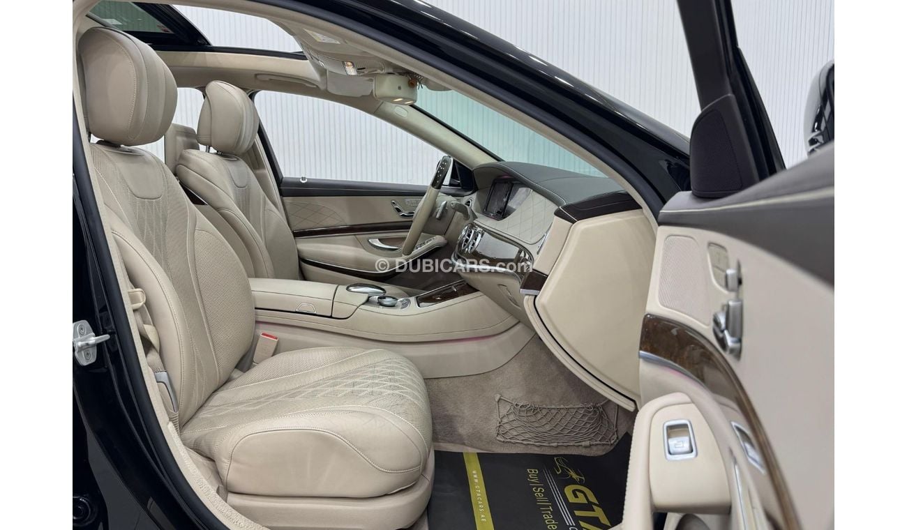 مرسيدس بنز S 400 std 3.0L 2015 Mercedes Benz S400 AMG, Full Service History, Fully Loaded, GCC