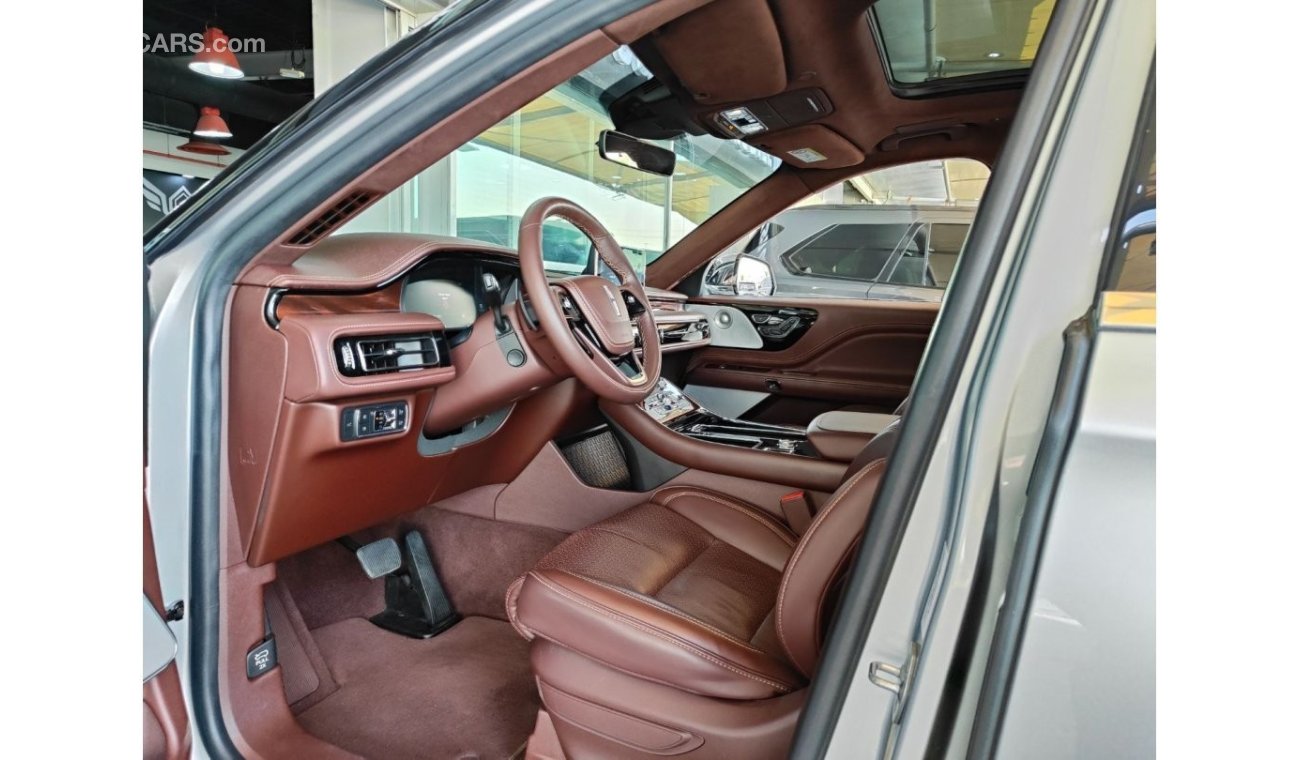 لينكولن أفياتور AED 3,700 P.M | 2022 LINCOLN AVIATOR PRESIDENTIAL 3.0  | 7 SEATS | GCC | UNDER AL TAYER WARRANTY