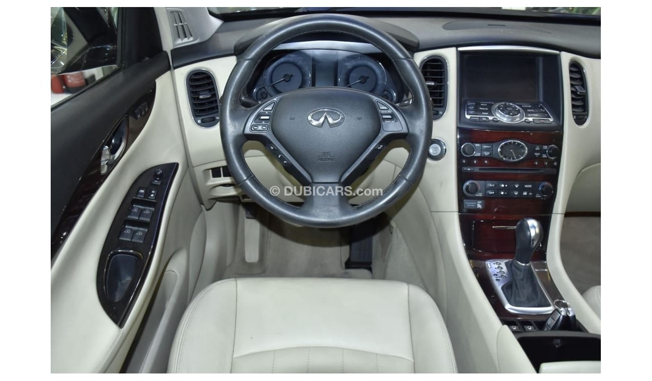 Infiniti QX50 EXCELLENT DEAL for our Infiniti QX50 ( 2017 Model ) in Burgundy Color GCC Specs