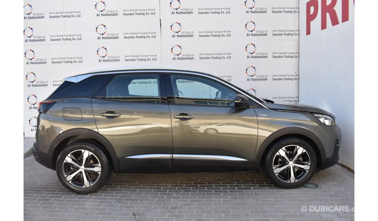 Peugeot 3008 AED 1199 PM | 1.6 TC AT GT LINE GCC MANUFACTURER WARRANTY 2026 OR 100K KM