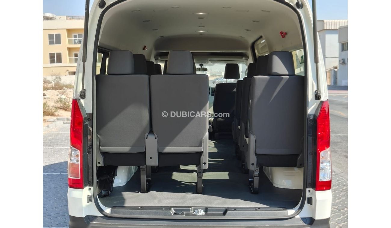 تويوتا هاياس 2025 Toyota Hiace DX with Rear Heater 13-Seater 3.5L V6 Petrol M/T (2-Point Seatbelts) Export Only