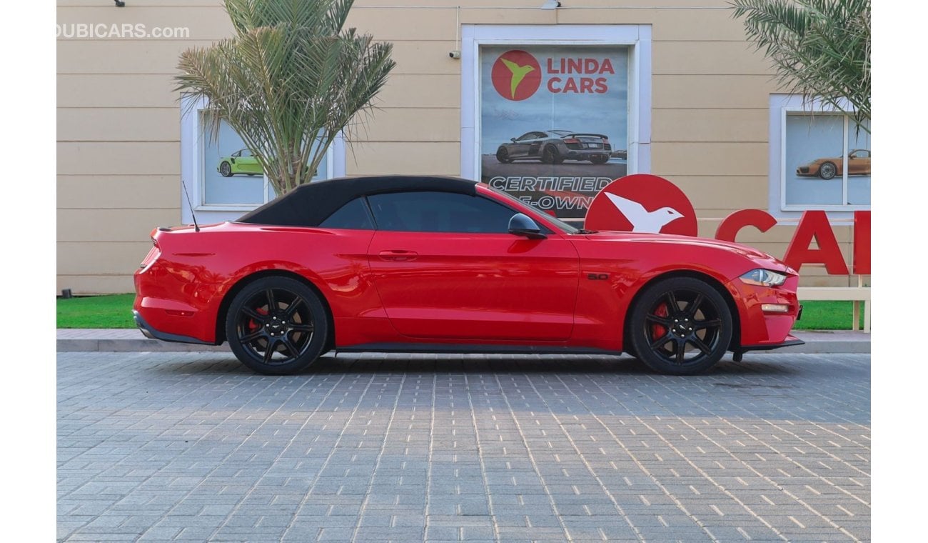 فورد موستانج Ford Mustang GT Premium Convertible 2018 GCC under Agency Warranty and Service Contract with Flexibl