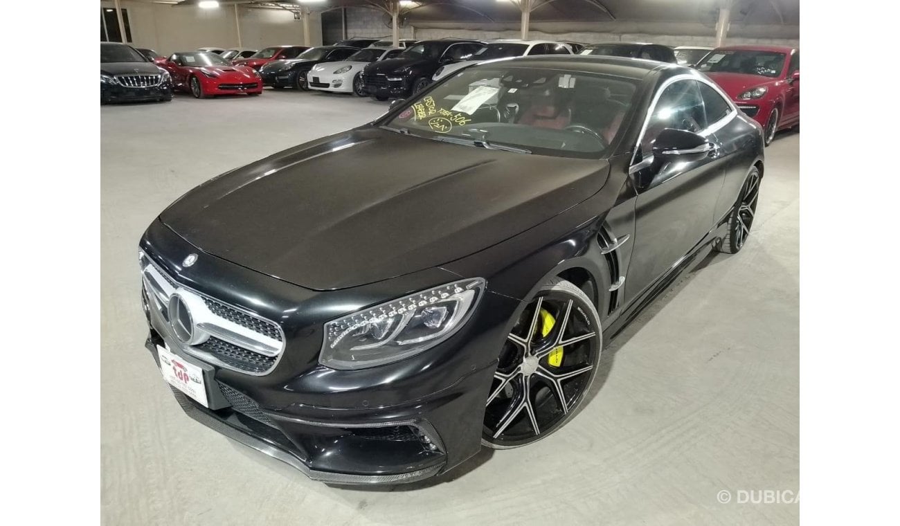 مرسيدس بنز S 550 كوبيه MERCEDES S CLASS COUPE S550 BLACKBISON WALDAERO KIT 4.7L 2015, BURMESTER SPEAKER, SIX BUTTONS AND MO