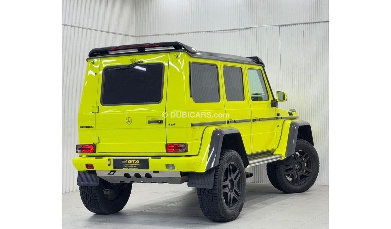 مرسيدس بنز G 500 4X4² 2016 Mercedes G500 4x4 Squared Brabus, Service History, Excellent Condition GCC