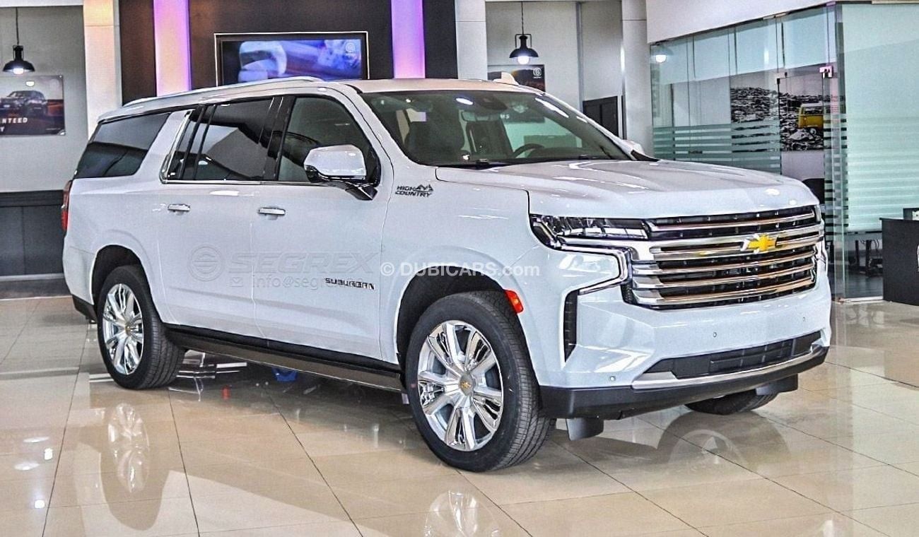 شيفروليه سوبيربان 2023 Model Chevrolet Suburban High Country, 6.2L Petrol AWD A/T