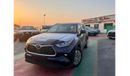 Toyota Highlander GLE Toyota Highlander 2022 Dark Blue Color 2.5L petrol/Hybrid Awd with RADAR