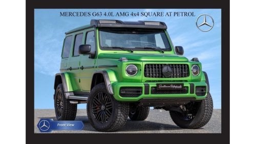 مرسيدس بنز G 63 AMG 4X4² MERCEDES-BENZ G63 AMG 4.0L 4x4 SQUARE A/T PTR 2023 Model Year