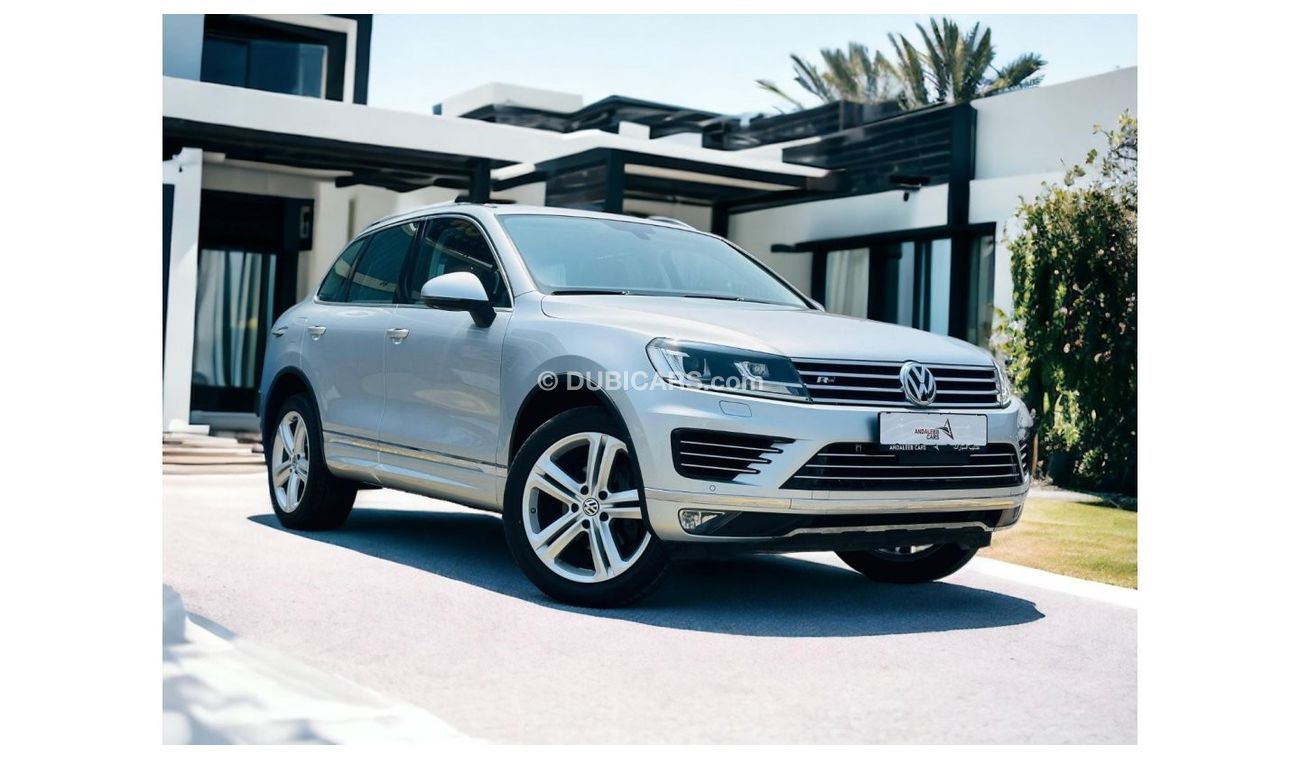 فولكس واجن طوارق هايلاين بلس AED 1,585 PM AVAILABLE | FSH | LOW MILEAGE | VOLKSWAGEN TOUAREG 2018 R-LINE | V6