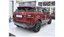 لاند روفر رانج روفر إيفوك EXCELLENT DEAL for our Land Rover Range Rover Evoque ( 2016 Model ) in Red Color GCC Specs